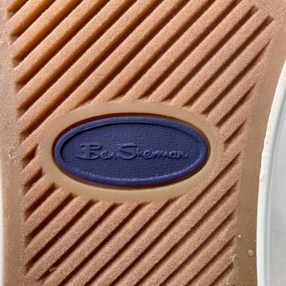 Ben Sherman Blackpool Mens Size 8 Off-White Canvas Casual Sneakers - Picture 4 of 8